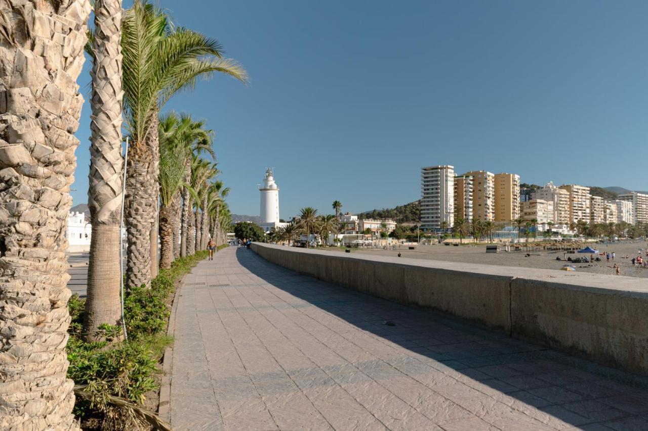 Beach Studio Apartment Playa Malagueta Малага Екстериор снимка